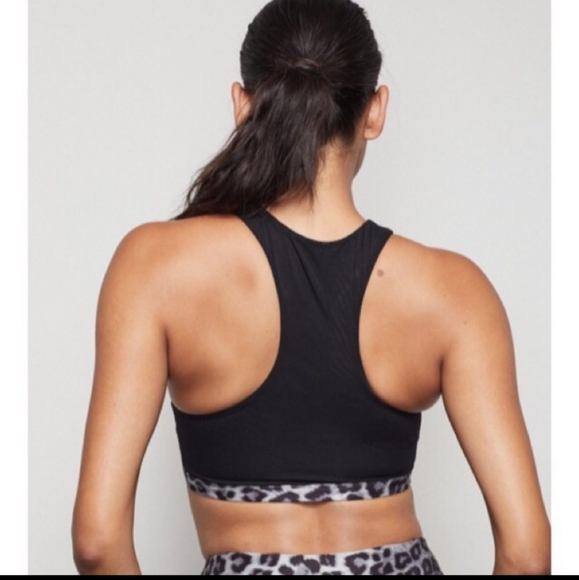 Good American Empower Animal Print Sports Bra - Size Small ? - Snow leopard - Picture 3 of 7